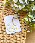 Daisy Floral Acrylic Keychain