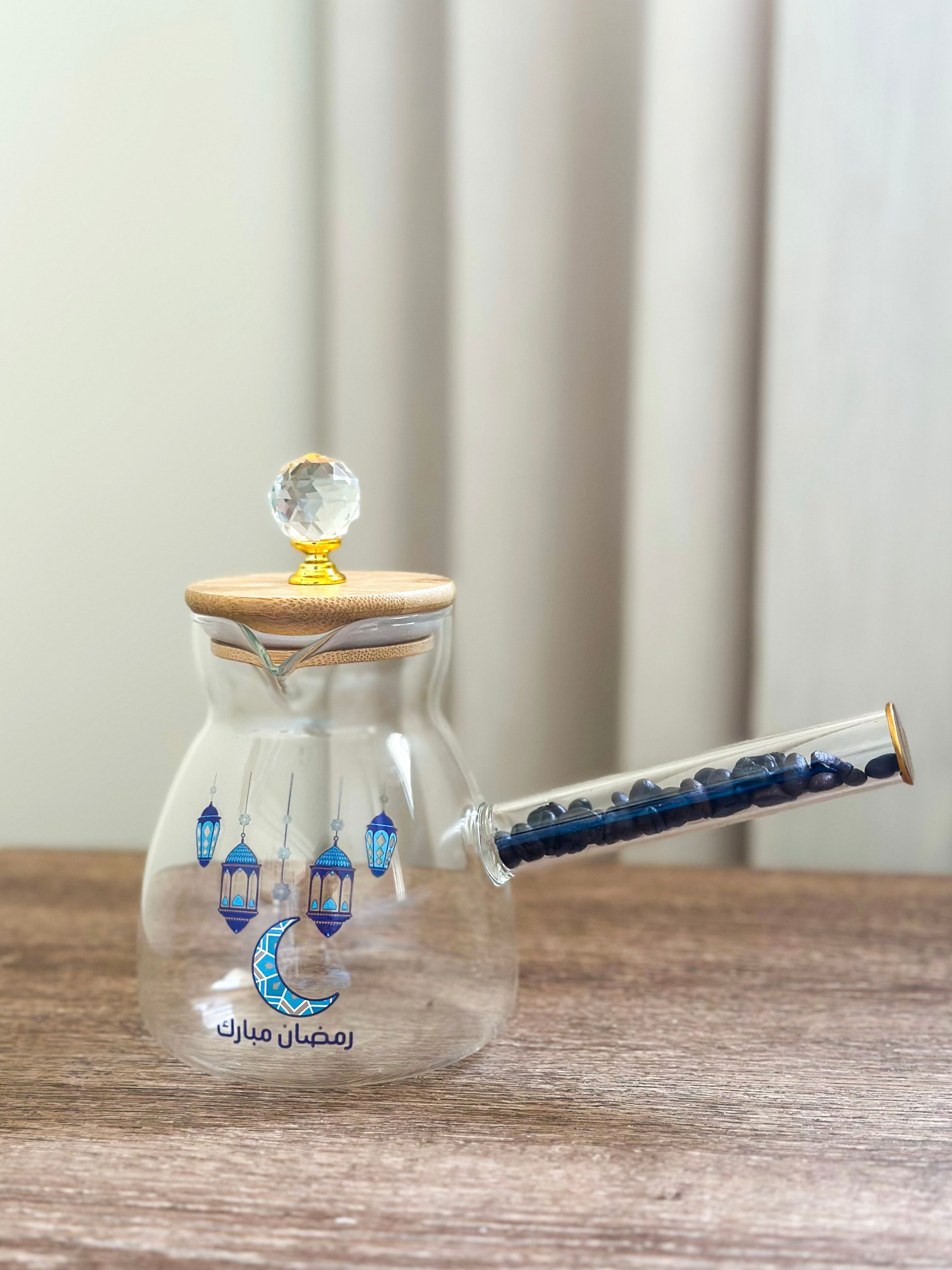 Ramadan Glass Coffee Pot (Rakwe)