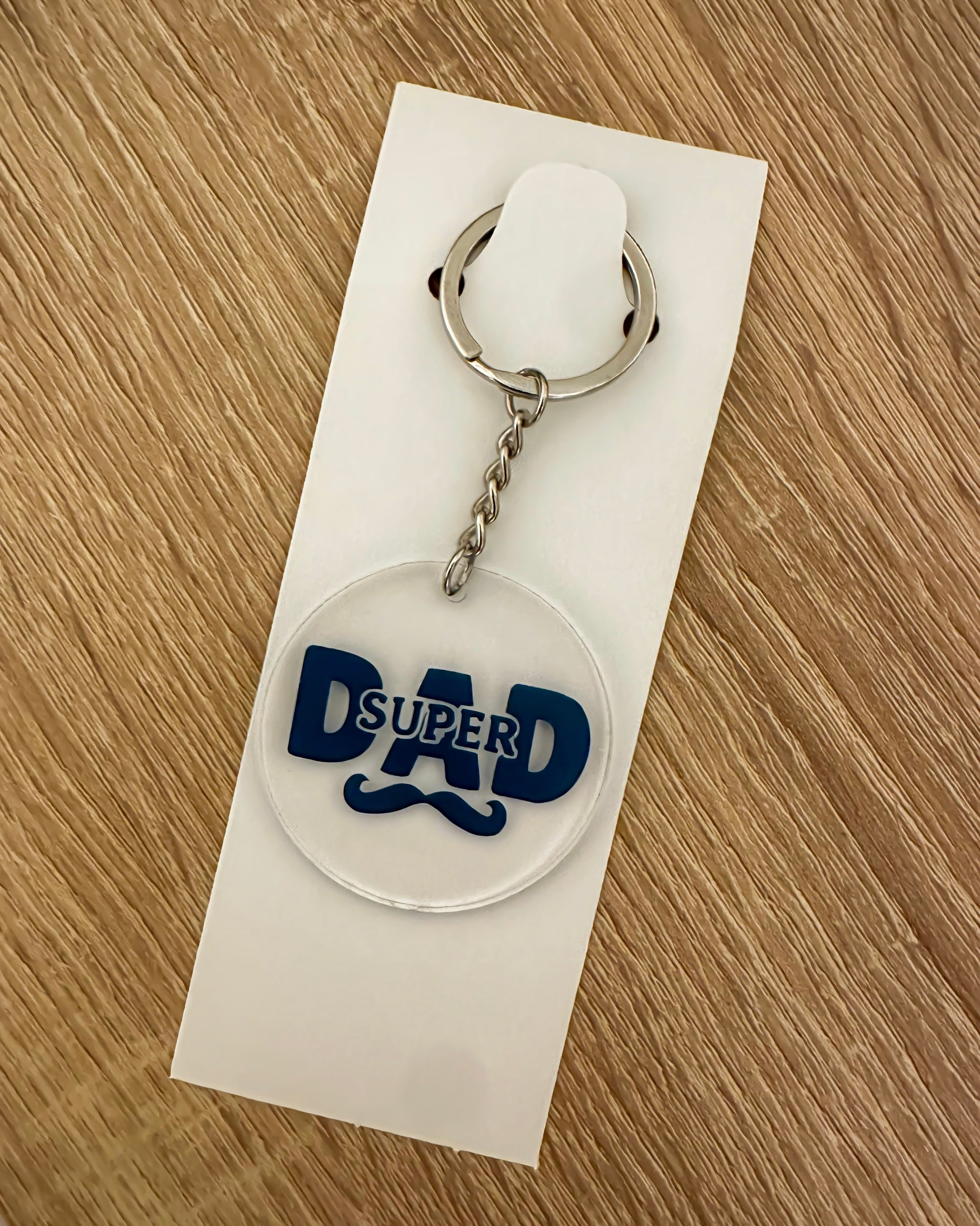 Super Dad Acrylic Keychain