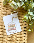 “More Espresso, Less Despresso” Acrylic Keychain