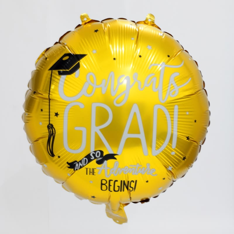 18" Congrats Grad Foil Helium Balloon