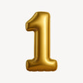 32" Number Foil Helium Balloon