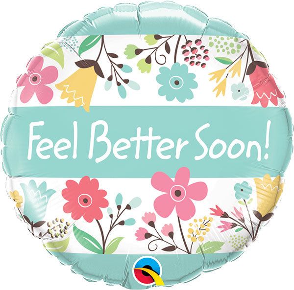 18" Feel Better Soon Helium Balloon