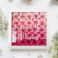 Pink Ombré Handmade Paper Flower Box